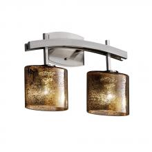 Justice Design Group FSN-8592-15-RBON-NCKL - Archway 2-Light Bath Bar