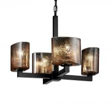 Justice Design Group FSN-8829-30-MROR-DBRZ - Modular 4-Light Chandelier