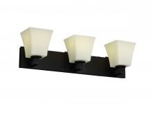 Justice Design Group FSN-8923-10-MROR-DBRZ - Modular 3-Light Bath Bar