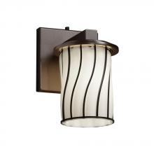 Justice Design Group WGL-8771-10-SWCB-DBRZ - Dakota 1-Light Wall Sconce