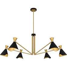 Quoizel ADN5052MBK - Arden 6-Light Matte Black Chandelier