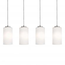 AFX Lighting, Inc. LEOP04MBSNLNR4 - Leo 36'' 4 Light Linear Pendant - SN