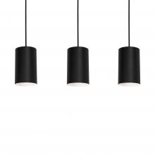 AFX Lighting, Inc. TYKP04MBBKLNR3 - Tyke 36'' 3 Light Linear Pendant - BK