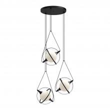 Kuzco Lighting Inc CH76728-BK - Aries 28-in Black LED Chandeliers