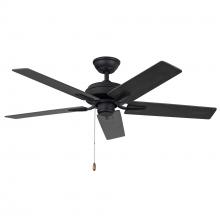 Kuzco Lighting Inc CF78752-MB-NLP - Erikson 52-in Matte Black FAN Ceiling Fan