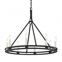 Troy F6236-TBK - Sutton Chandelier