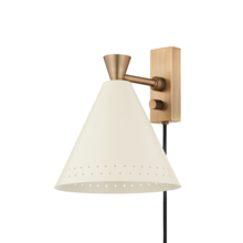 Troy PTL3010-PBR/SSD - Marvin Plug-in Sconce