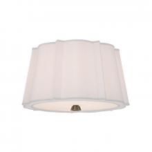 Hudson Valley 4817-AGB - 2 LIGHT SEMI FLUSH