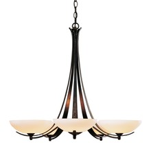 Hubbardton Forge 101261-SKT-07-GG0123 - Aegis 5 Arm Chandelier