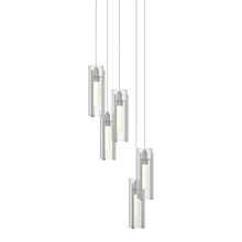 Hubbardton Forge 131124-SKT-LONG-82-ZM0065 - Exos Glass 5-Light Pendant