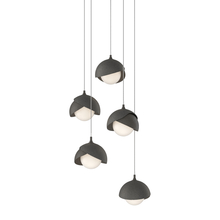 Hubbardton Forge 131125-SKT-LONG-07-20-GG0711 - Brooklyn 5-Light Double Shade Pendant