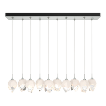 Hubbardton Forge 131143-SKT-LONG-82-WP0754 - Chrysalis 10-Light Small Crystal Pendant