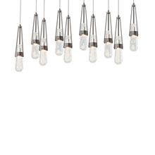 Hubbardton Forge 131200-SKT-LONG-14-YG0434 - Link 10-Light Blown Glass Pendant