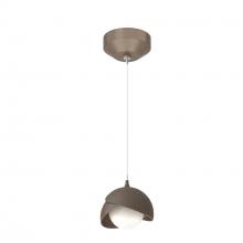 Hubbardton Forge 161183-SKT-STND-05-05-GG0711 - Brooklyn Double Shade Low Voltage Mini Pendant