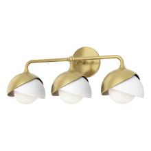 Hubbardton Forge 201375-SKT-86-02-GG0711 - Brooklyn 3-Light Double Shade Bath Sconce