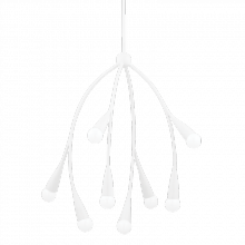 Mitzi by Hudson Valley Lighting H689708-TWH - Elsa Chandelier