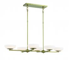 Minka George Kovacs P1466-695-L - Scale - 6 Light Island LED