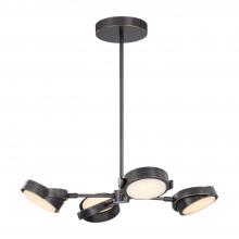 Alora Lighting PD325428UBAR - Blanco 28-in Urban Bronze/Alabaster LED Pendant