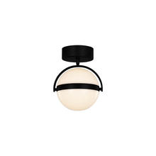 Alora Lighting FM301001MB - Globo 7-in Matte Black LED Flush Mount