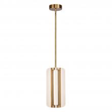 Alora Lighting PD336507VB-UNV - Anders 7-in Vintage Brass LED Pendant