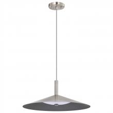 Nuvo 62/2083 - Corrine; 18 Inch LED Pendant; Brushed Nickel; 3K/4K/5K CCT Selectable