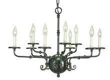 Framburg 2379 SBR - 9-Light Siena Bronze Jamestown Dining Chandelier