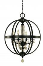 Framburg 5714 SP - 4-Light Satin Pewter Olivia Dining Chandelier