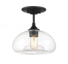 Savoy House Meridian M60017MBK - 1-Light Ceiling Light in Matte Black