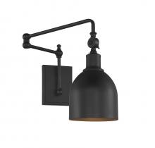 Savoy House Meridian M90019MBK - 1-Light Adjustable Wall Sconce in Matte Black