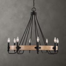 Uttermost 21356 - Deschutes 8 Light Farmhouse Chandelier